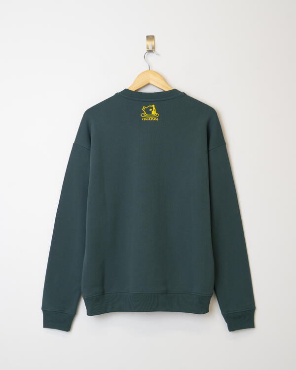 Sweater Verde / Flor Amarela