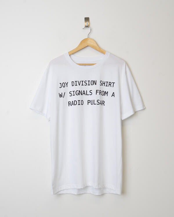 T-shirt Radio Pulsar / Branco