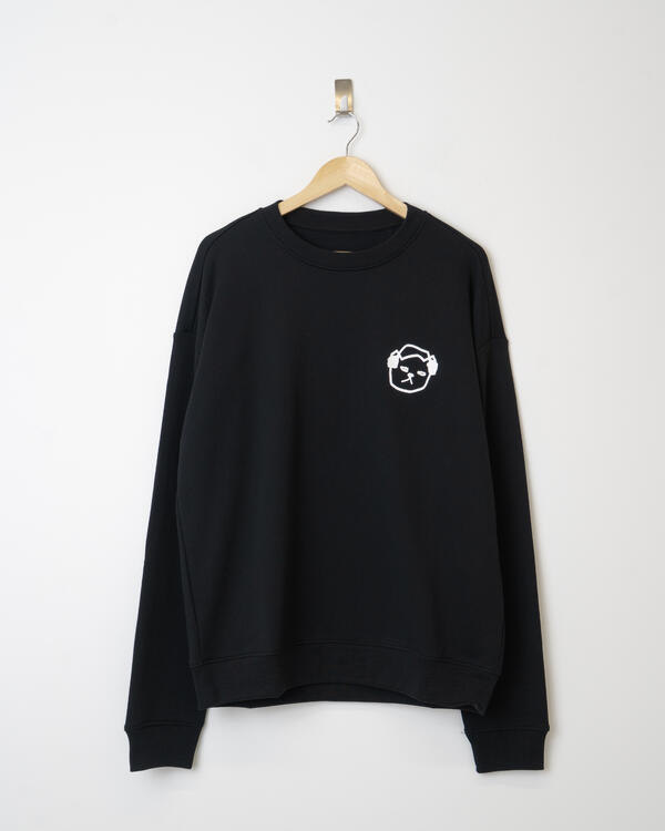 Sweater Preto / Gato Branco