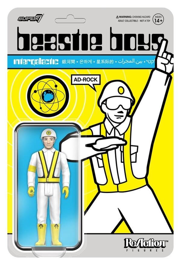 Beastie Boys ReAction Action Figure Wave 04 Ad-Rock