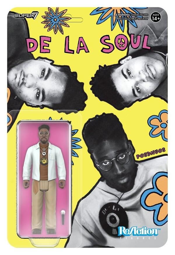 De La Soul ReAction Action Figure Wave 01 Kelvin Posdnuos Mercer 
