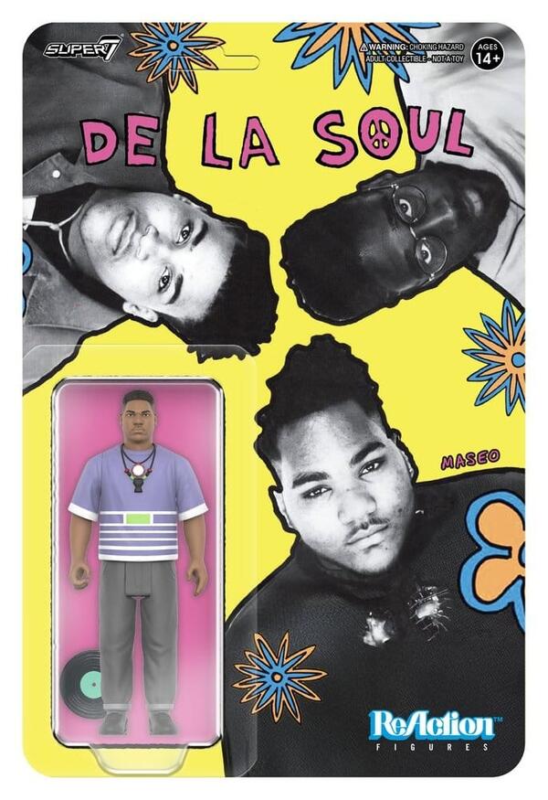 De La Soul ReAction Action Figure Wave 01 Vincent Maseo Mason